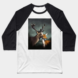 Barasingha Deer Baseball T-Shirt